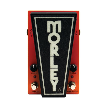 Morley 20/20 Wah Lock Switchless, Optical Wah Pedal with 3 Modes