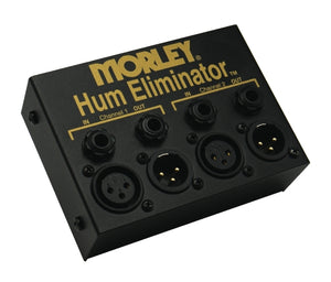 Morley Hum Eliminator™ 2 • 2-Channel Box with 1/4″ “Smart Jacks” (TS or TRS)