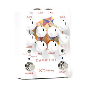 Keeley Electronics Caverns Delay/Reverb V2 • 650ms Delay with Modulation. Spring, Shimmer, and Modulated Reverb.