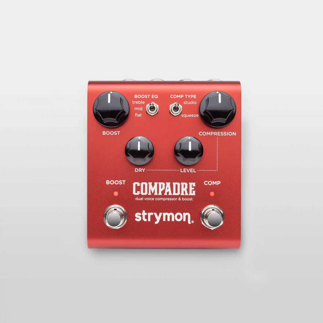 Strymon Compadre • Analog Compression and Boost Pedal with MIDI Functionality