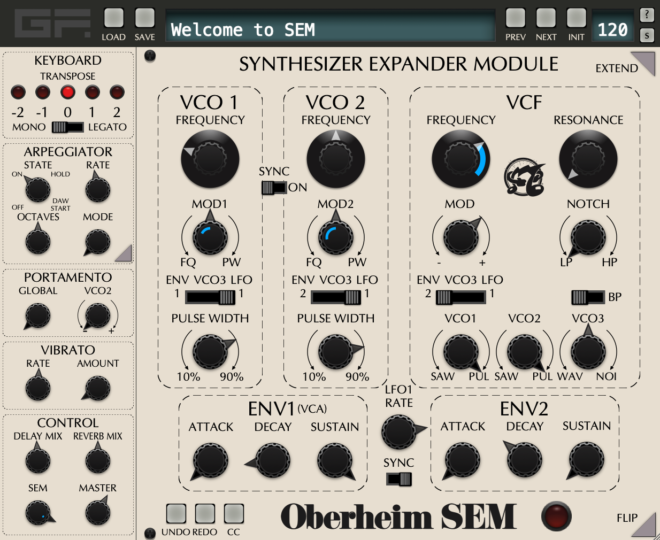 GForce SEM • A Simple Monophonic Synth With A Huge Sound