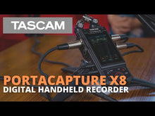 Load and play video in Gallery viewer, TASCAM Portacapture X8 • High Resolution Portable Recorder
