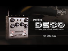 Load and play video in Gallery viewer, Strymon Deco V2 • Two-in-one Tape Algorithm Delivers Flanging, Chorus, Slapback Delay, Overdrive and More!
