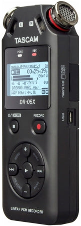 TASCAM DR-05X • Stereo Handheld Digital Audio Recorder & USB Audio Interface