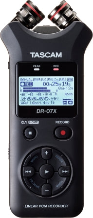 TASCAM DR-07X • Stereo Handheld Digital Audio Recorder & USB Audio Interface