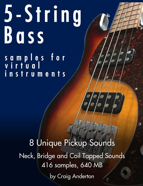 5-String Bass Samples for Virtual Instruments