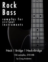 Load image into Gallery viewer, Rock Bass Samples for Virtual Instruments
