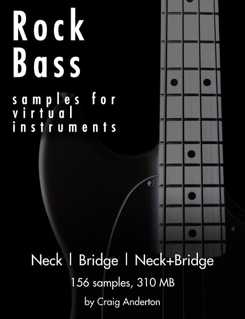Rock Bass Samples for Virtual Instruments