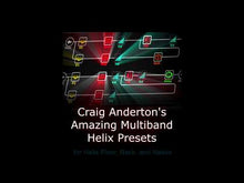 Load and play video in Gallery viewer, Video and audio demo of what the Helix Multiband presets by Craig Anderton sound like, and look like on the screen
